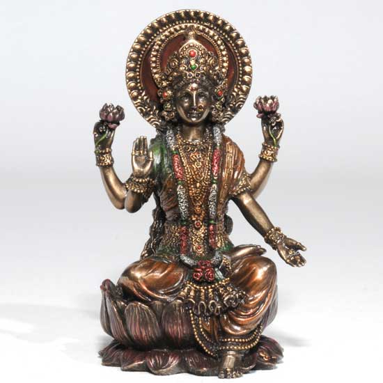 Laxmi in bronze finish