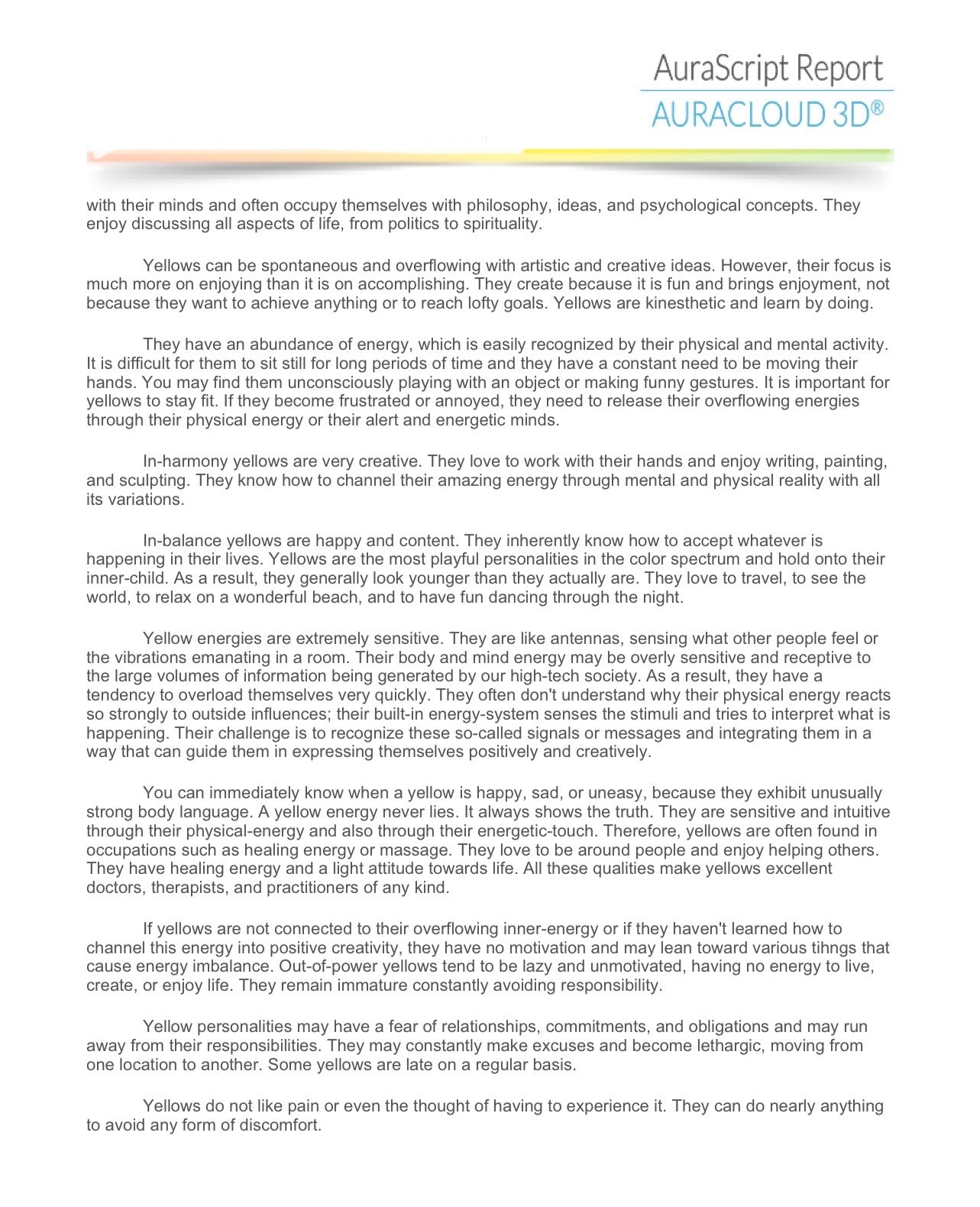 Full Biofield and Aura Energy Reading