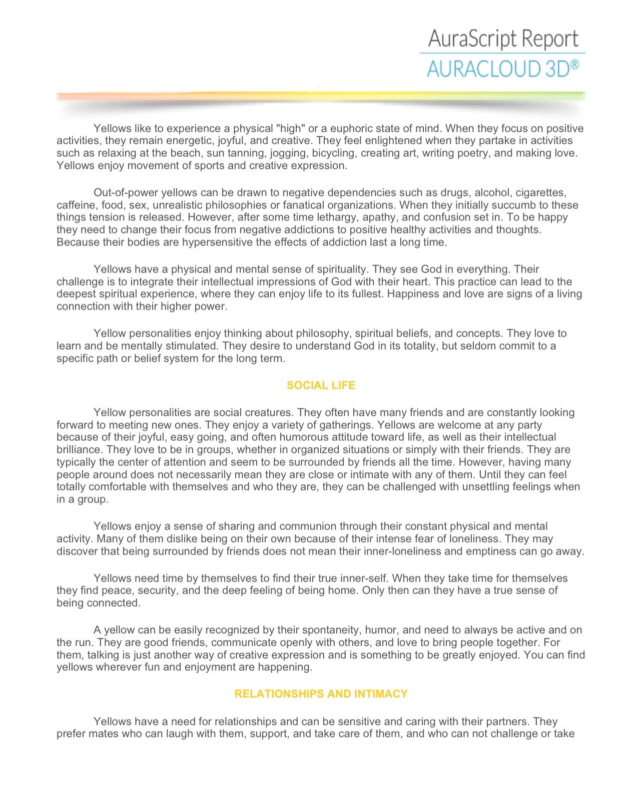 Full Biofield and Aura Energy Reading